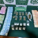 Castro: Carabineros detuvo a microtraficante con droga y casi tres millones de pesos en efectivo