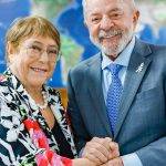 Lula reafirma apoyo de Brasil a candidatura de Bachelet en la ONU
