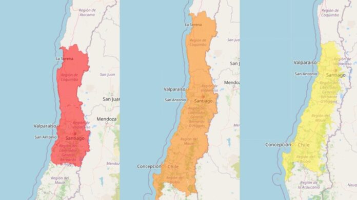 Sistema frontal histórico amenaza a Chile con más de 15 alarmas y avisos meteorológicos