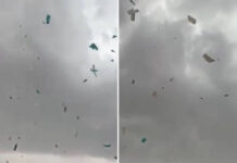 Impactante e histórico tornado arrasa en Terminal de Santiago